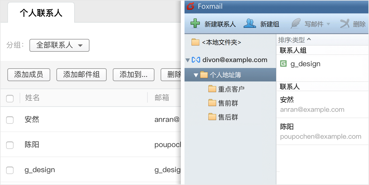 郵件歸檔、郵件群組以及業(yè)務(wù)郵箱等優(yōu)化 