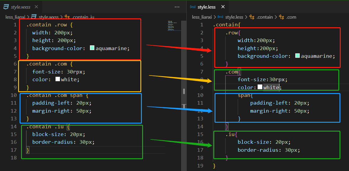 網(wǎng)站開(kāi)發(fā)技術(shù)_認(rèn)識(shí)less以及l(fā)ess和css簡(jiǎn)單的語(yǔ)句區(qū)別 網(wǎng)站開(kāi)發(fā)技術(shù)_認(rèn)識(shí)less以及l(fā)ess和css簡(jiǎn)單的語(yǔ)句區(qū)別